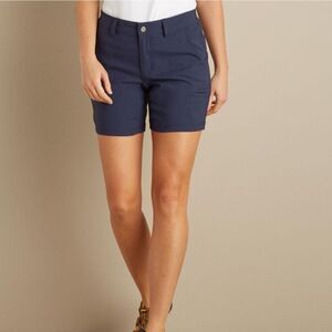 Duluth & Trading Co dry on the fly shorts 7 inch inseam blue size 4 hiking